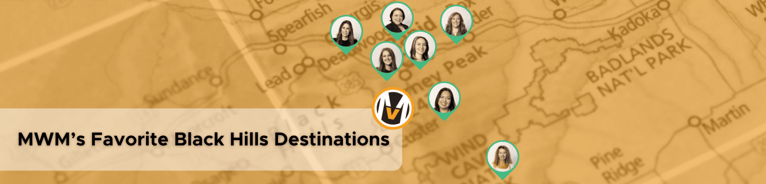 Favorite Black Hills Destinations of the Midwest Marketing Staff